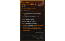 Legendary Ring[*15 ATKSPD | *75 DMG_Vulnerable | *9 LHC]