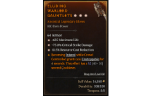 Legendary Gloves[*75 DMG_Crit | *10.5 RCR | *685 Life]