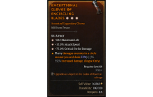 Legendary Gloves[*15 ATKSPD | *75 DMG_Crit | *685 Life]