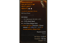 Legendary Gloves[Flurry | *4 Flurry | *15 ATKSPD | 431 Life]