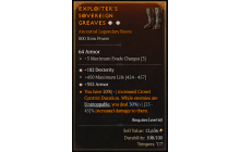 Legendary Boots[*352 Armor | *182 DEX | 450 Life]