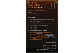 Legendary Boots[*34.5 MS | *352 Armor]