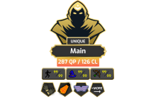 Main | Staker | TTL: 2277 | CL: 126 | QP: 287 [99 AGI, 99 MAGE, 99 RAN, 99 RC, 99 STR, B Gloves, Defender, DS2 + MORE!]