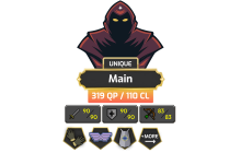 Main | TTL: 1723 | CL: 110 | QP: 319 [B Gloves, DS2, Piety, Quest Cape, MM2, DT2, Mithril Gloves, MM1, Ava's + MORE!]