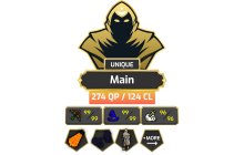 Main | Staker | TTL: 1914 | CL: 124 | QP: 274 [99 MAGE, 99 RAN, 99 STR, Defender, DS2, Fire Cape, Void, Graceful + MORE!]