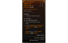 Legendary Boots[*34.5 MS | *352 Armor]