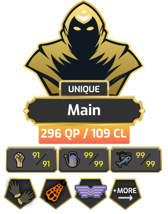 Main | TTL: 1958 | CL: 109 | QP: 296 [B Gloves, Defender, DS2, Infernal, Piety, Void, Graceful, MM2, Pets + MORE!]