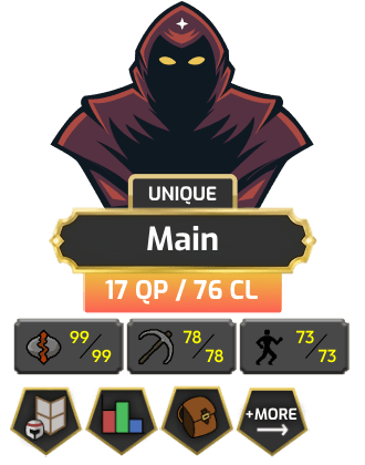 Main | Starter | TTL: 1042 | CL: 76 | QP: 17 [99 RC, Pets + MORE!]