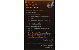 Legendary Ring[*15 ATKSPD | *685 Life | 67 DMG_Overpower]