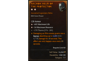 Legendary Helm[*24 MR | *685 Life]