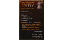 Legendary Chest Armor[*352 Armor | *182 DEX | *685 Life]