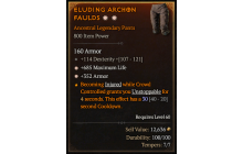 Legendary Pants[*352 Armor | *685 Life | 114 DEX]