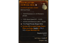 Legendary Amulet[Rogue | *3 FrigidFinesse | 9.8 ATKSPD]