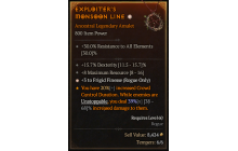 Legendary Amulet[Rogue | *3 FrigidFinesse | 15.7% DEX]