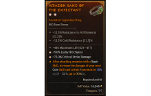 Legendary Ring[*75 DMG_Crit | *9 LHC | 444 Life]