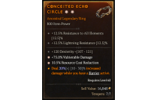 Legendary Ring[*75 DMG_Vulnerable | *10.5 RCR | 120 DEX]