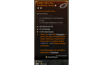 Legendary Ring[*15 ATKSPD | *685 Life | *52.5 DMG]