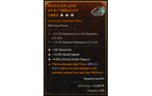 Legendary Ring[*9 Crit | *15 ATKSPD | *182 DEX]