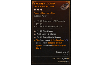 Legendary Ring[*15 ATKSPD | *75 DMG_Crit | *9 LHC]