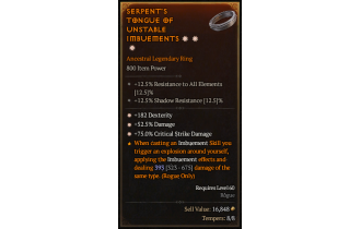 Legendary Ring[*182 DEX | *75 DMG_Crit | *52.5 DMG]