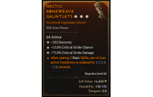 Legendary Gloves[*12 Crit | *75 DMG_Crit | *182 DEX]