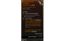 Legendary Gloves[*3 CoreSkills | *75 DMG_Crit]