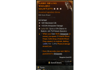 Legendary Gloves[*68.7 LH:Res | *685 Life]