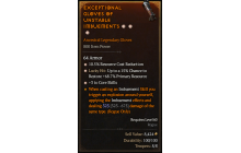 Legendary Gloves[*3 CoreSkills | *68.7 LH:Res | *10.5 RCR]