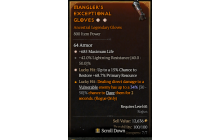 Legendary Gloves[*68.7 LH:Res | *685 Life]