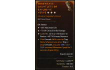 Legendary Gloves[*68.7 LH:Res | *75 DMG_Crit | *685 Life]