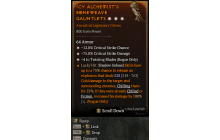 Legendary Gloves[TwistingBlades | *4 TwistingBlades | *12 Crit | *75 DMG_Crit]