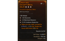 Legendary Helm[*13.2 CDR | *24 MR | *182 DEX]