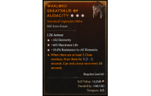 Legendary Helm[*18 ResistAll | *182 DEX | *685 Life]