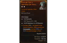 Legendary Chest Armor[*18 ResistAll | *182 DEX]