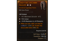 Legendary Pants[*18 ResistAll | *352 Armor | 431 Life]