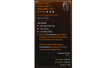 Legendary Pants[*3 BasicSkills | *352 Armor | *685 Life]