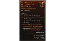 Legendary Boots[*352 Armor | *182 DEX | 424 Life]