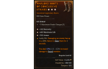 Legendary Boots[*352 Armor | *182 DEX | *685 Life]