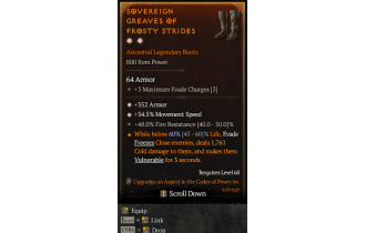 Legendary Boots[*34.5 MS | *352 Armor]