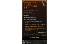 Legendary Gloves[*15 ATKSPD | *685 Life]