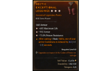 Legendary Pants[*352 Armor | *685 Life]