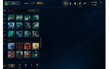 Unranked -  8 Skins, 12 Champs [50000 BE, 30 LVL, 2450 RP and MORE!]