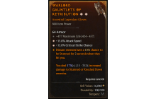 Legendary Gloves[*12 Crit | *15 ATKSPD | 437 Life]