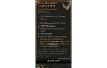 Banished Lord's Talisman[*DMG 60 | *3 CoreSkills | *15 ATKSPD | 10 %Life | 61 DMG_Overpower]