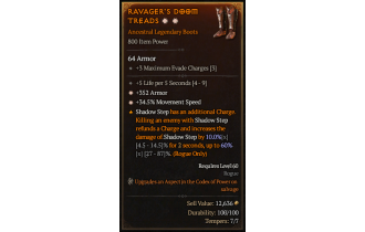 Legendary Boots[*34.5 MS | *352 Armor]