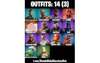 UNIQUE - Peter Griffin, Valeria [14 Skins, 20 Axes, 16 Emotes, 18 Gliders and MORE!]