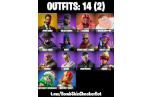 UNIQUE - John Wick, Peter Griffin [14 Skins, 14 Axes, 28 Emotes, 11 Gliders and MORE!]