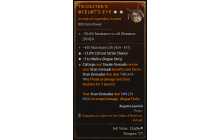 Legendary Amulet[Rogue | *3 Malice | *12 Crit]