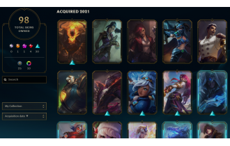 Unranked -  98 Skins, 157 Champs [1x Ultimate Skin, 57352 BE, 273 LVL, 70 RP and MORE!]