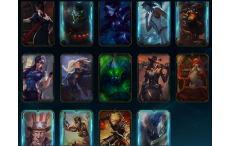 Unranked -  30 Skins, 133 Champs [3x Legendary Skins, 6205 BE, 30 LVL, 4 RP and MORE!]